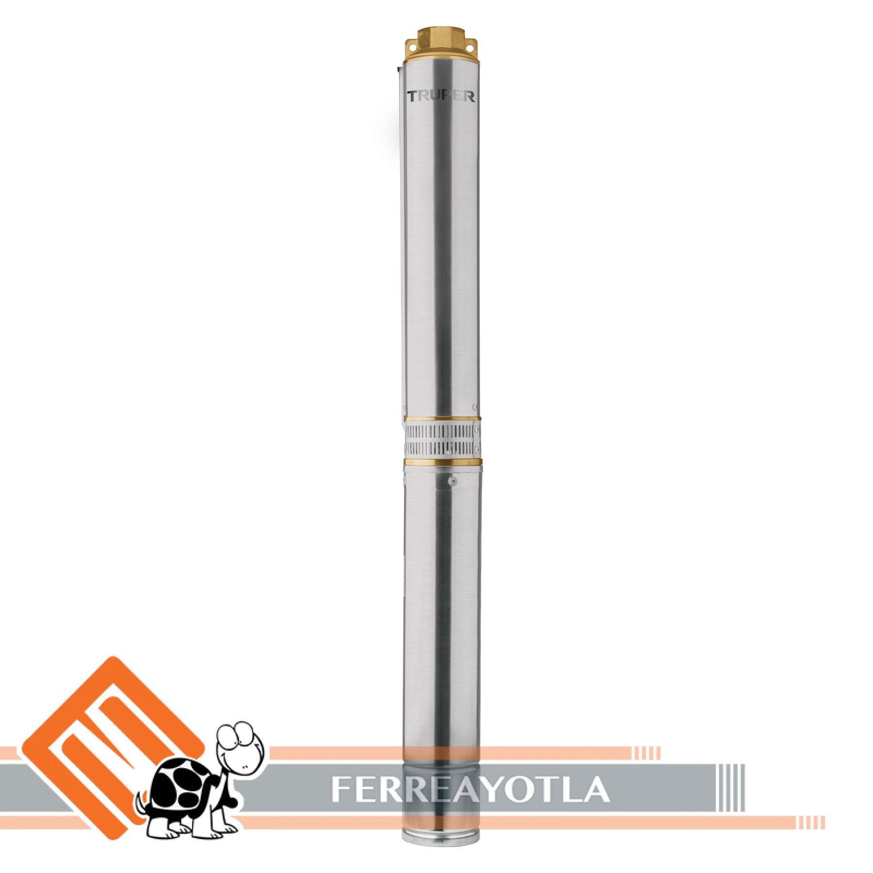 BOMBA SUMERGIBLE AGUA LIMPIA 1 HP TIPO BALA - TRUPER