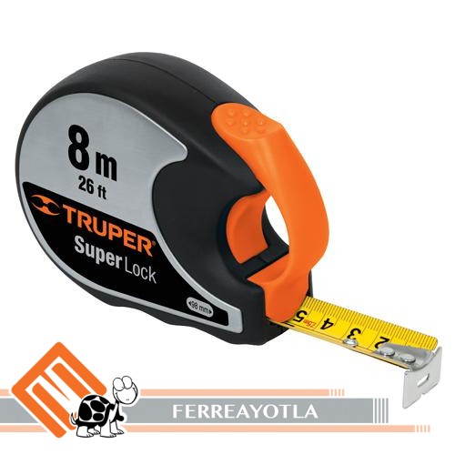 FLEXOMETRO SUPER-LOCK 8 MT - TRUPER