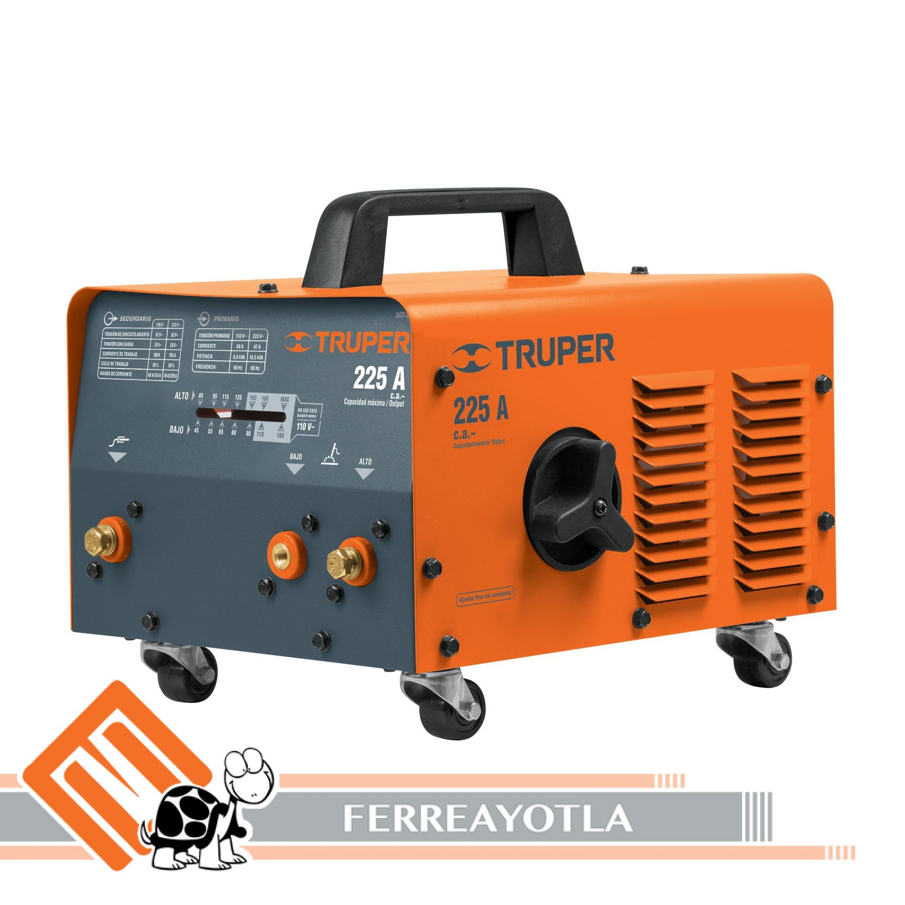SOLDADORA CORRIENTE ALTERNA 225 A - TRUPER